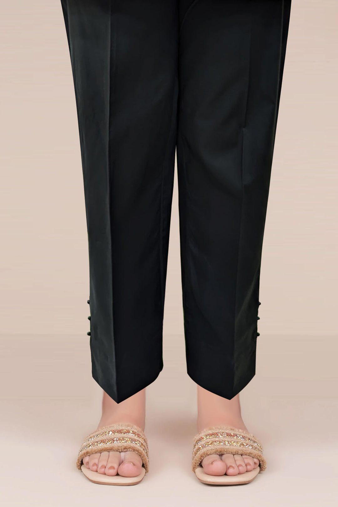 3971-BLACK DYED COTTON STITCHED