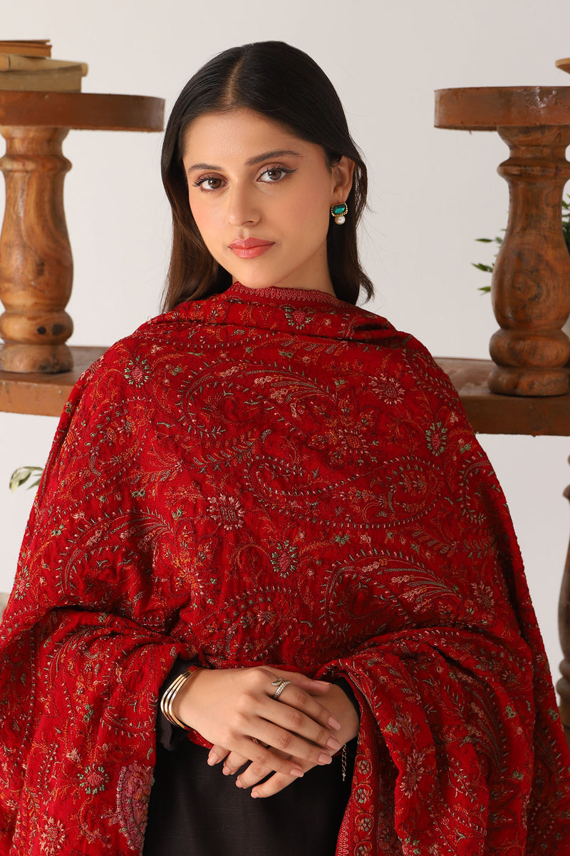 4216-Shadabagh Embroidered Wool Shawl Unstitched – Motifz