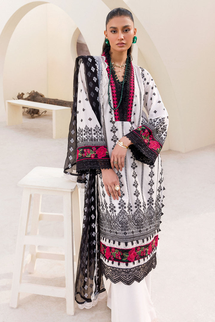 4235-NAIRA EMBROIDERED CAMBRIC STITCHED