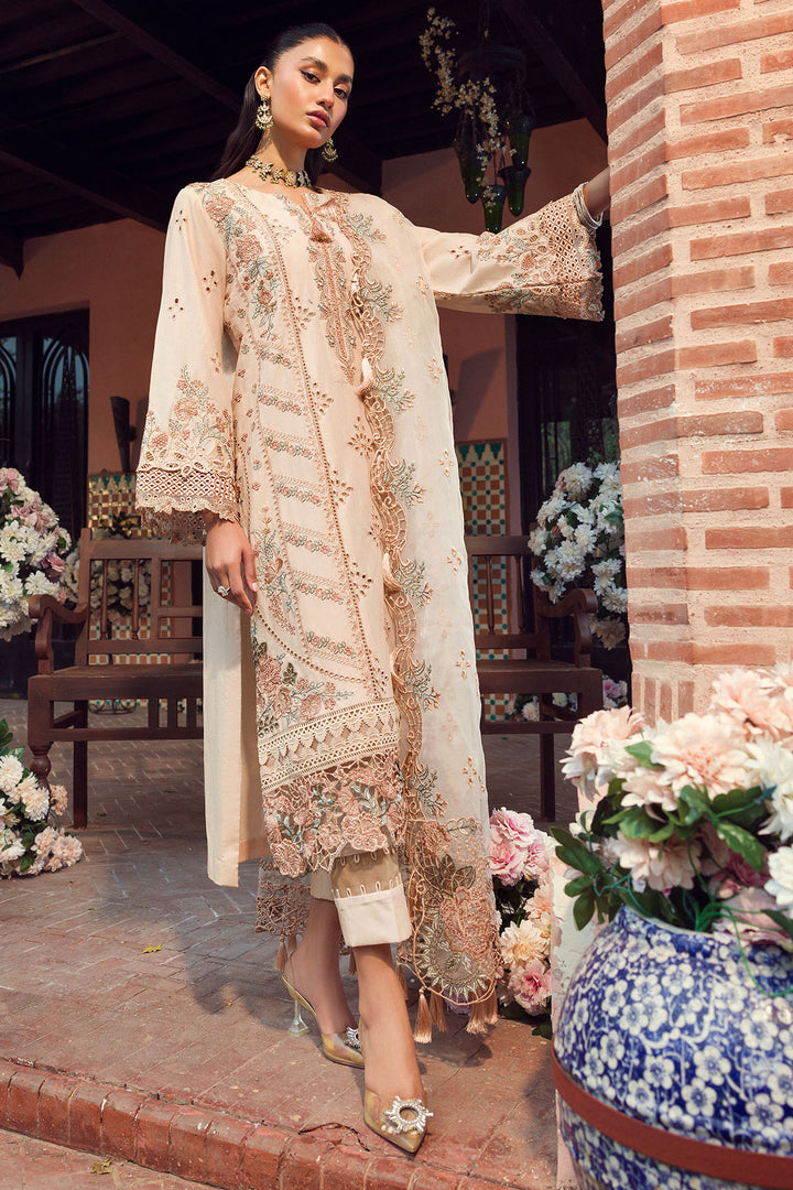 4436-RUKAIYAH EMBROIDERED LAWN STITCHED
