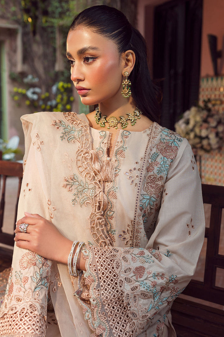 4436-RUKAIYAH EMBROIDERED LAWN STITCHED