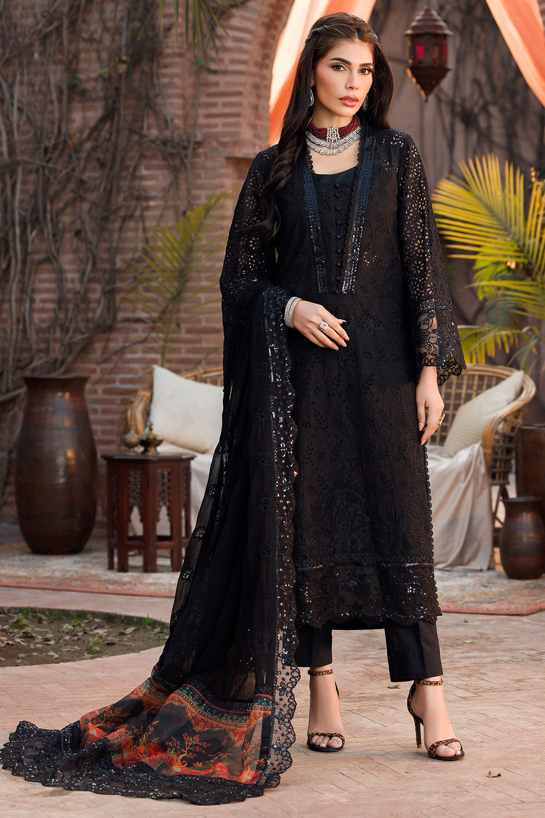 4437-TABASSUM EMBROIDERED LAWN UNSTITCHED