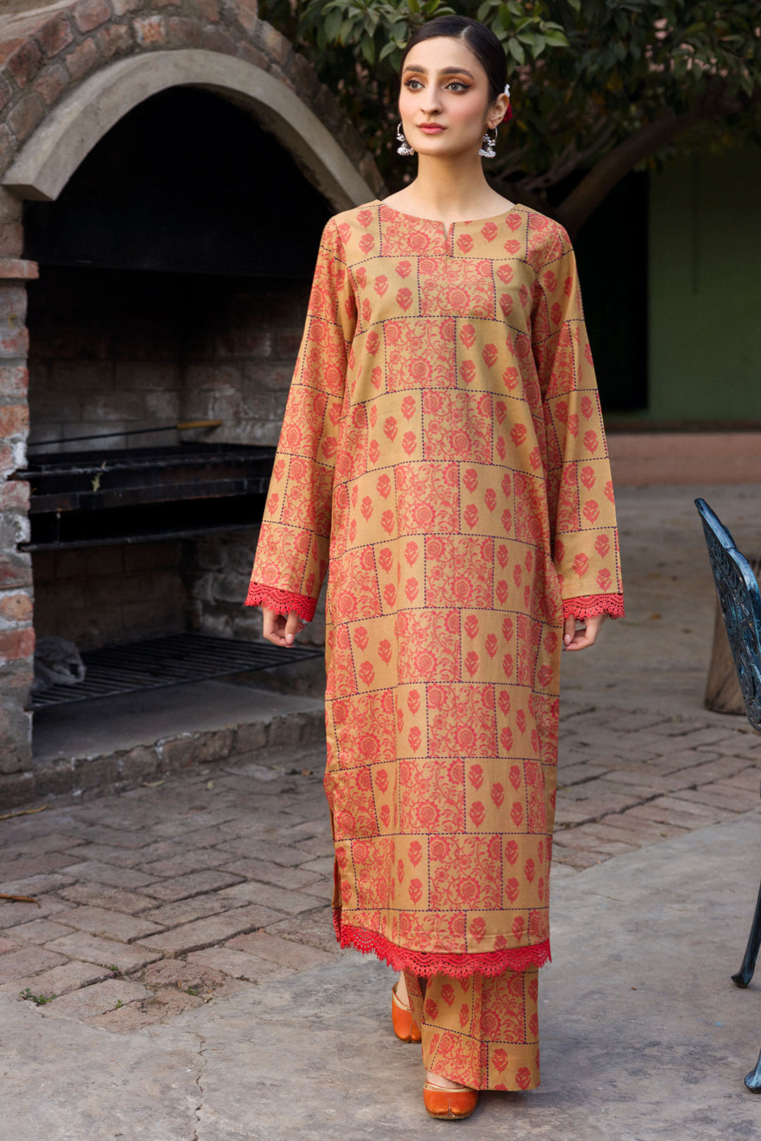 4688-ZINNIA DIGITAL PRINTED LAWN UNSTITCHED