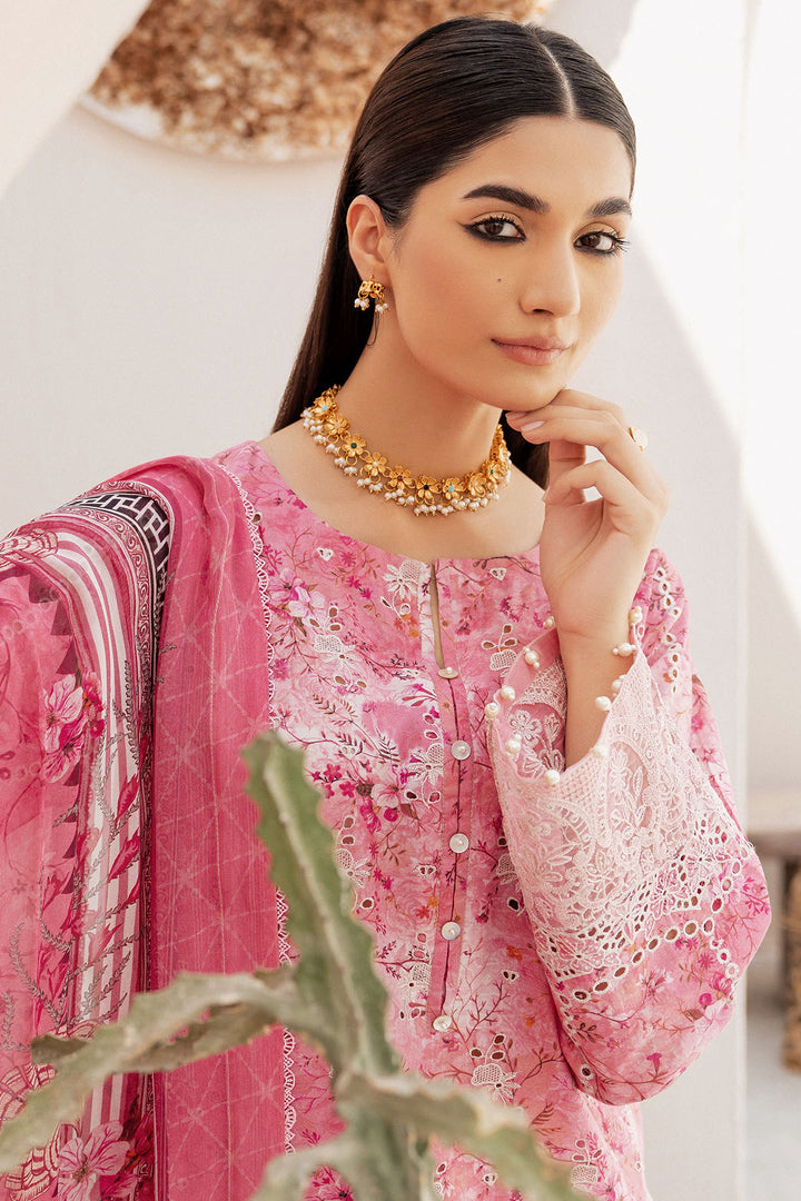 4727-ZIMAL EMBROIDERED LAWN STITCHED