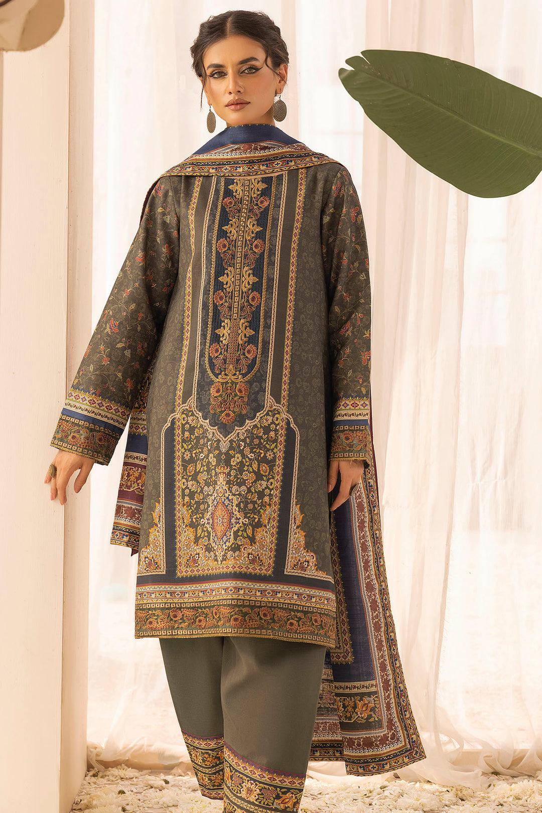 5026-ROHA DIGITAL PRINTED KHADDAR UNSTITCHED