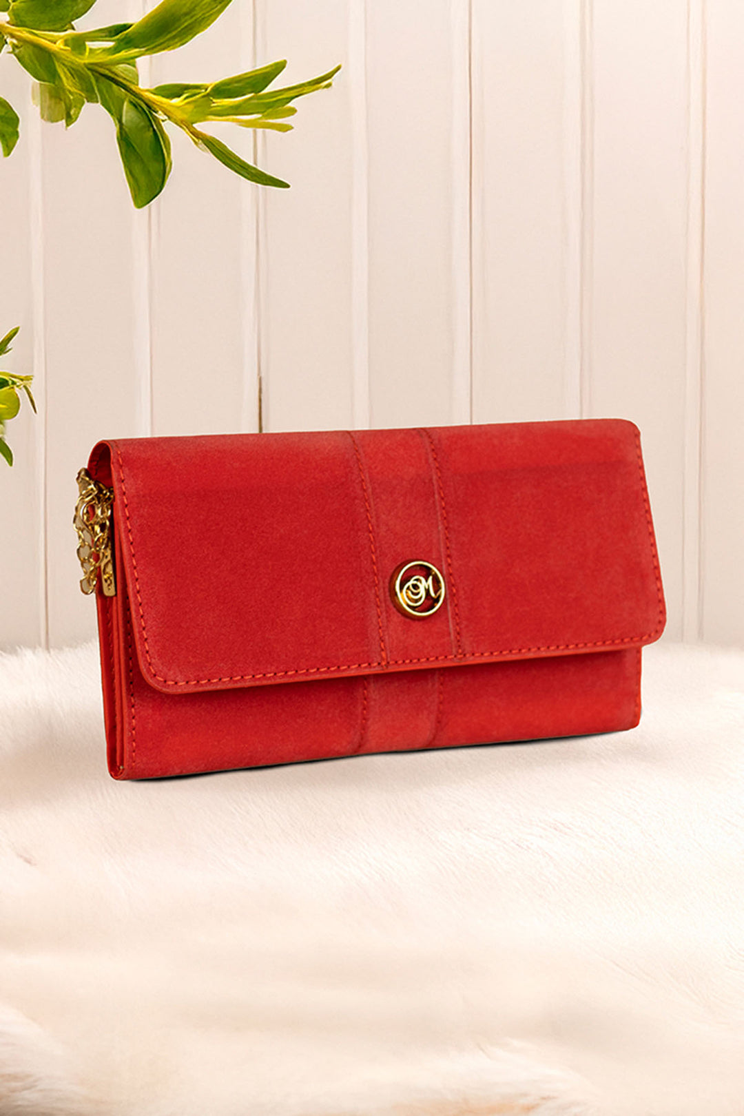 5296-GARNET ACCESSORIES CLUTCH