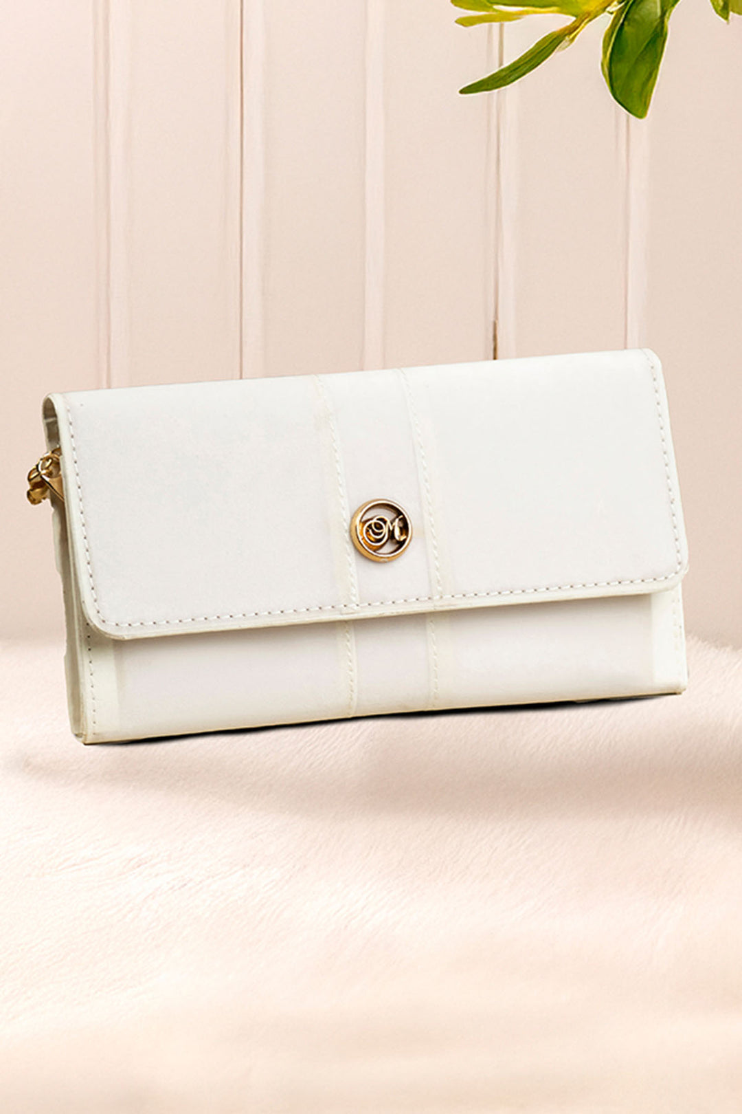 5298-PEARL WHITE ACCESSORIES CLUTCH