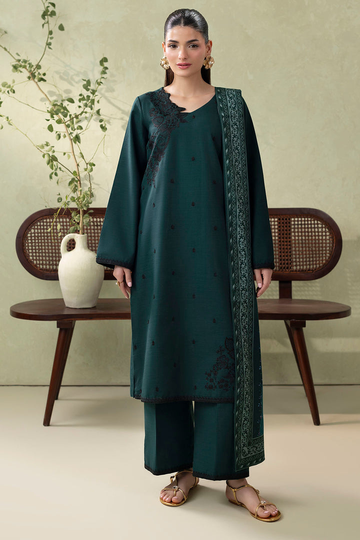 5691-ROSA EMBROIDERED KHADDAR UNSTITCHED