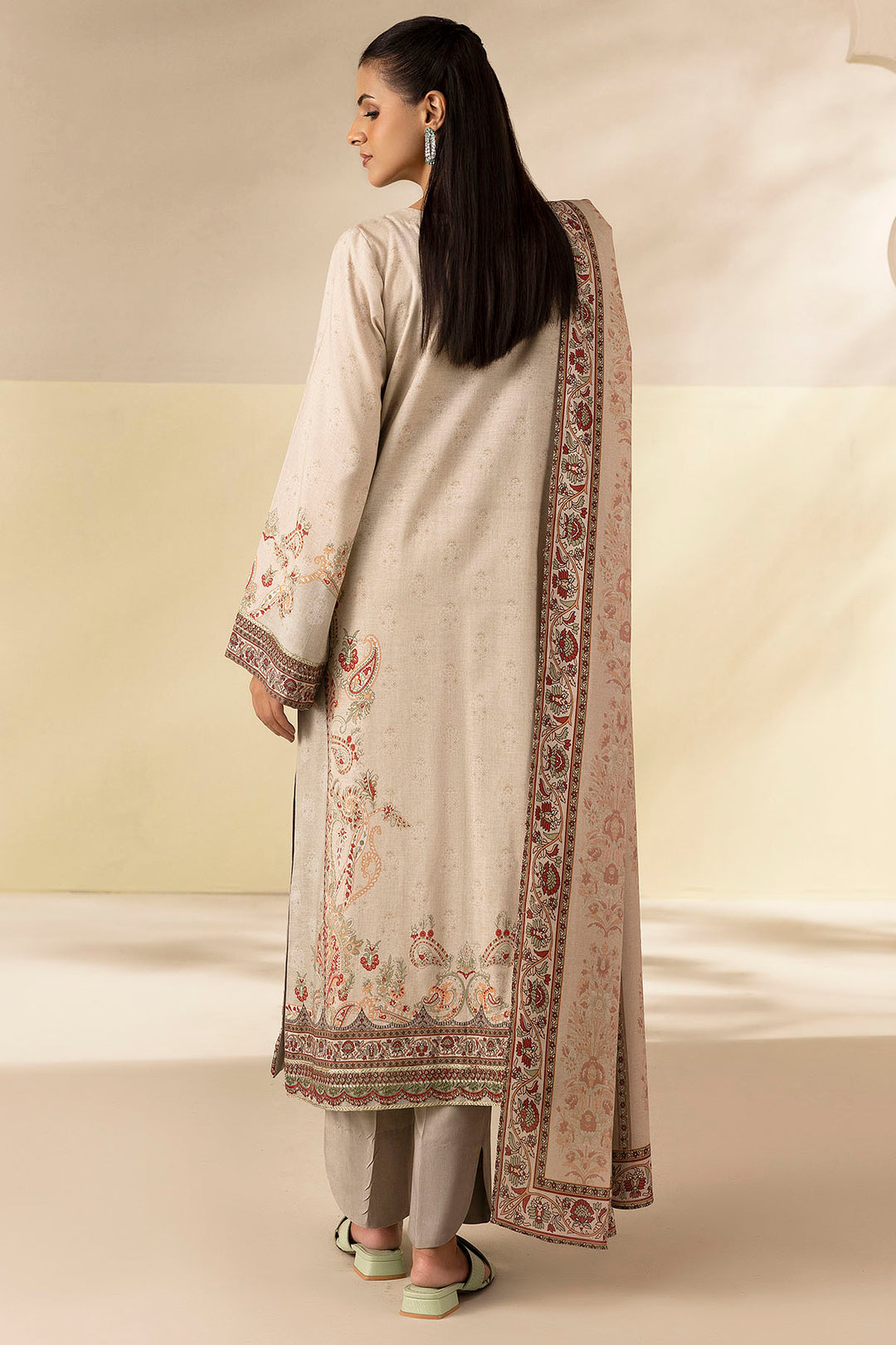 5698-ZABEL DIGITAL PRINTED LINEN UNSTITCHED