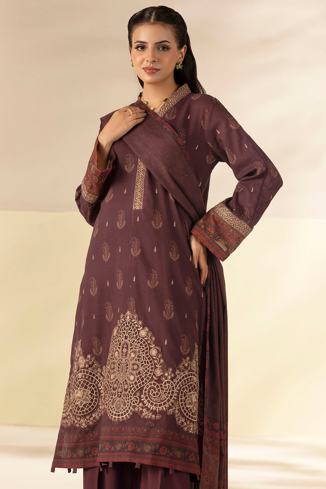 5709-MIDHA DIGITAL PRINTED LINEN UNSTITCHED