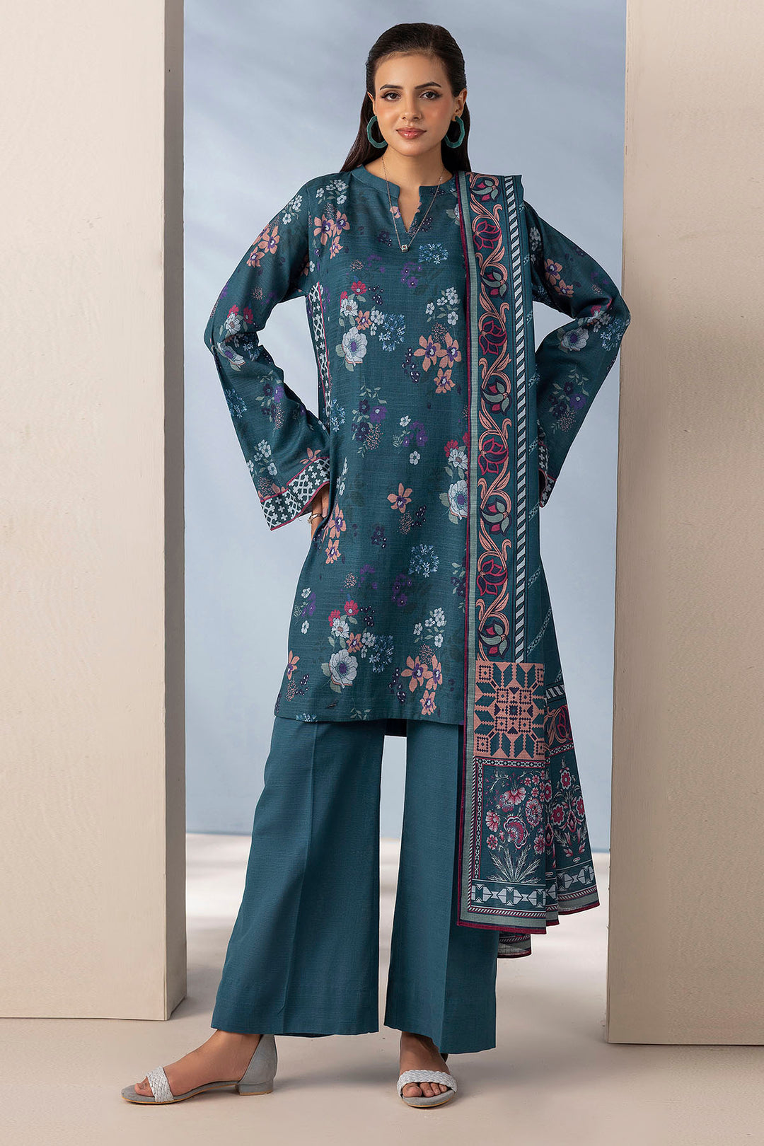 5721-SARA DIGITAL PRINTED KHADDAR UNSTITCHED