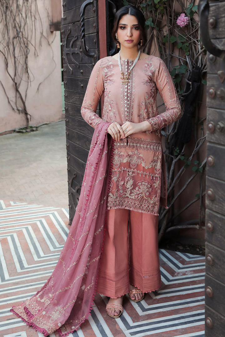 3210-LENTON-ROSE EMBROIDERED LAWN STITCHED