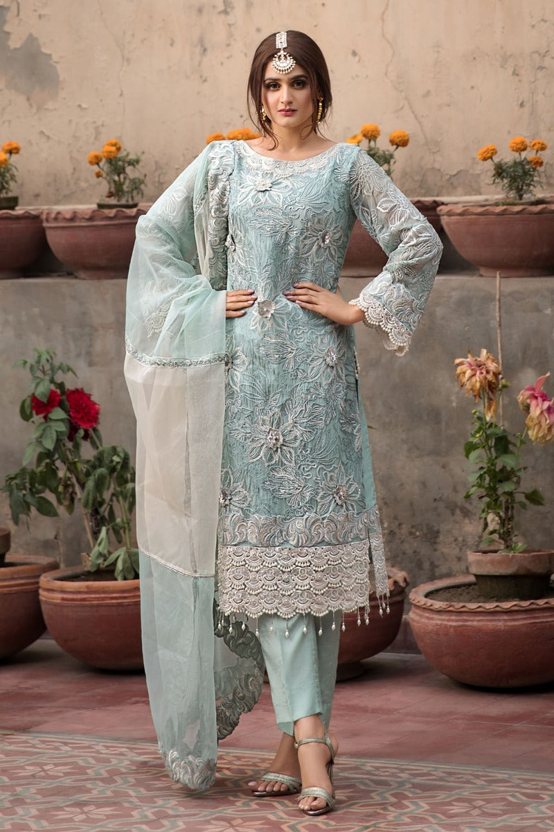 Crinkle chiffon dresses clearance pakistani