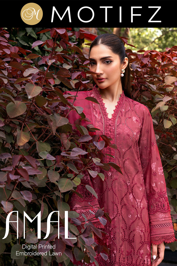 2025 AMAL BY MOTIFZ DIGITAL PRINTED EMBROIDERED LAWN VOL 2