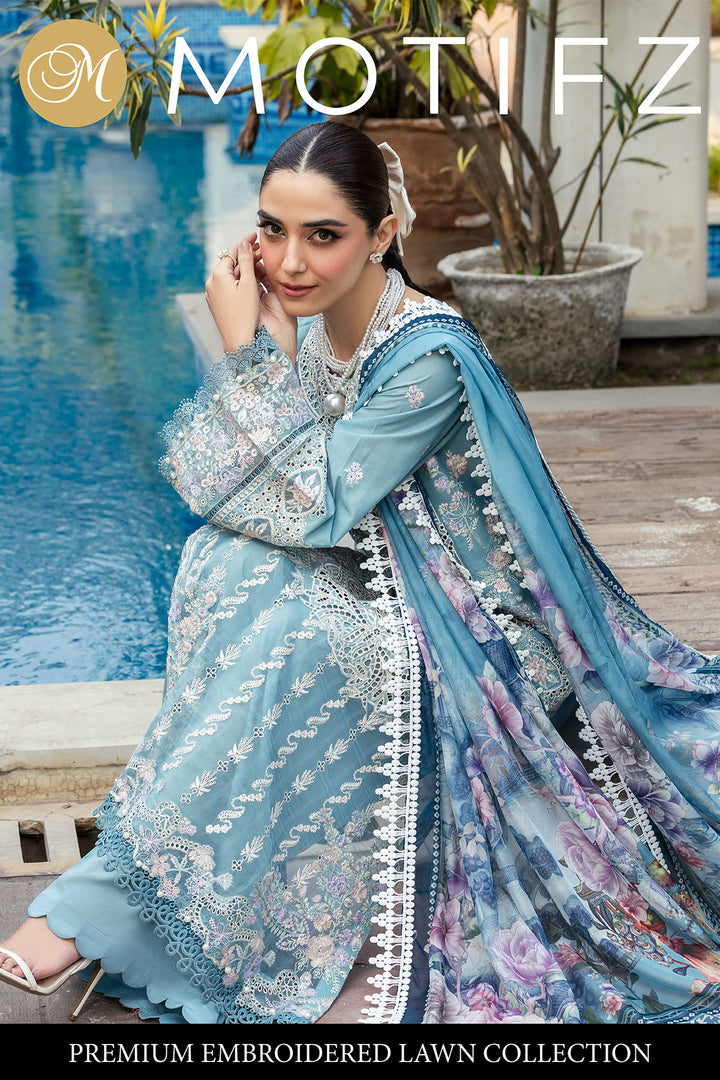 2025 MOTIFZ PREMIUM EMBROIDERED LAWN VOL 1