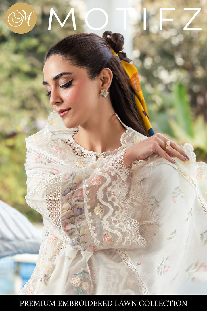 2025 MOTIFZ PREMIUM EMBROIDERED LAWN VOL 2