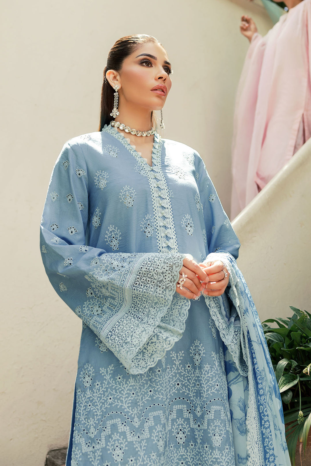 4710-MIRA EMBROIDERED LAWN STITCHED