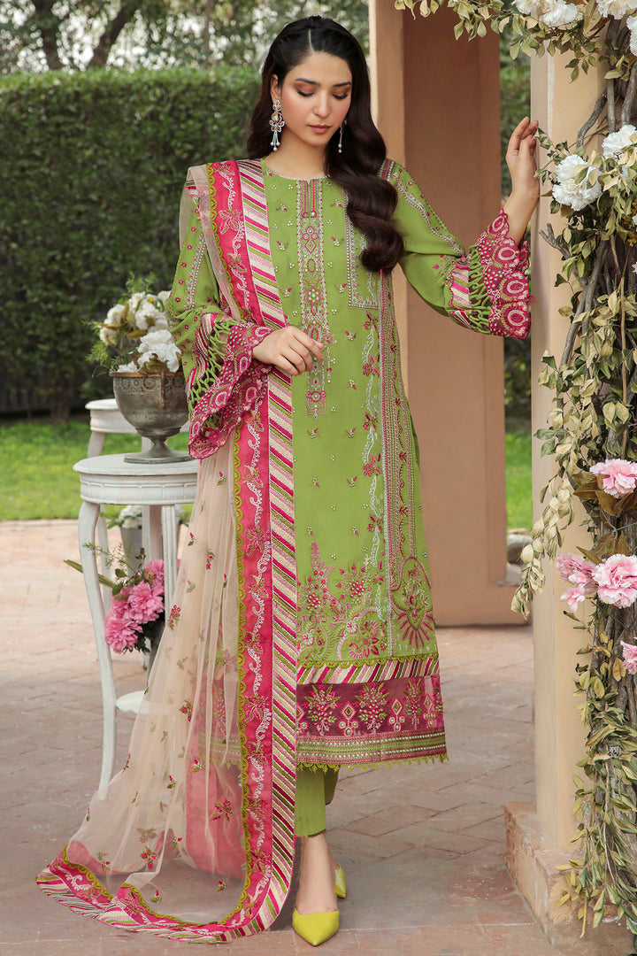 3206-DELPHI EMBROIDERED LAWN UNSTITCHED