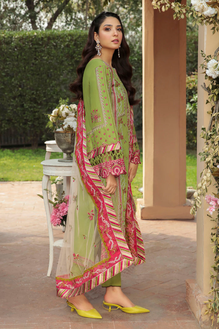 3206-DELPHI EMBROIDERED LAWN STITCHED