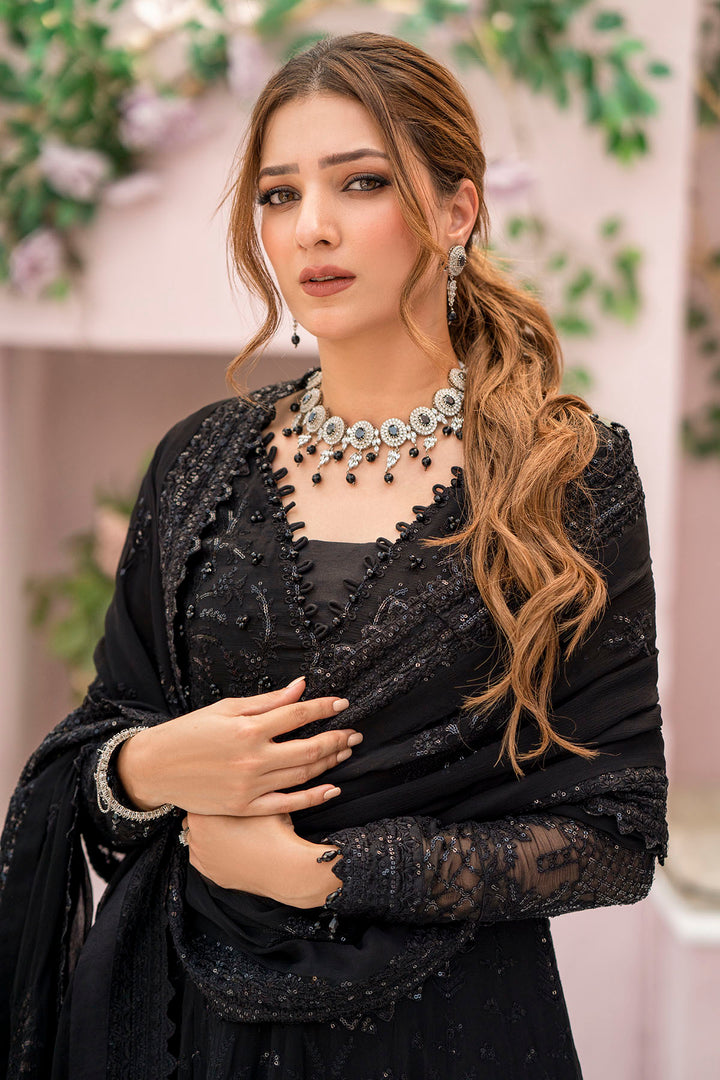 4113-ELAI EMBROIDERED BEMBERG CHIFFON UNSTITCHED