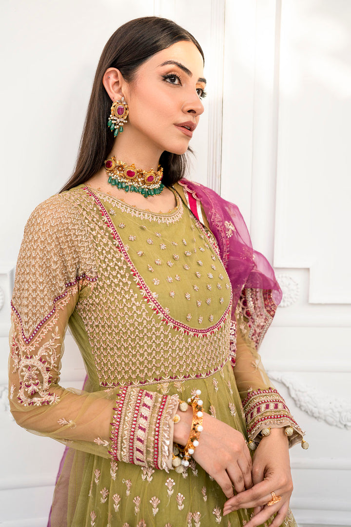 4115-ELLA EMBROIDERED SILK NET UNSTITCHED