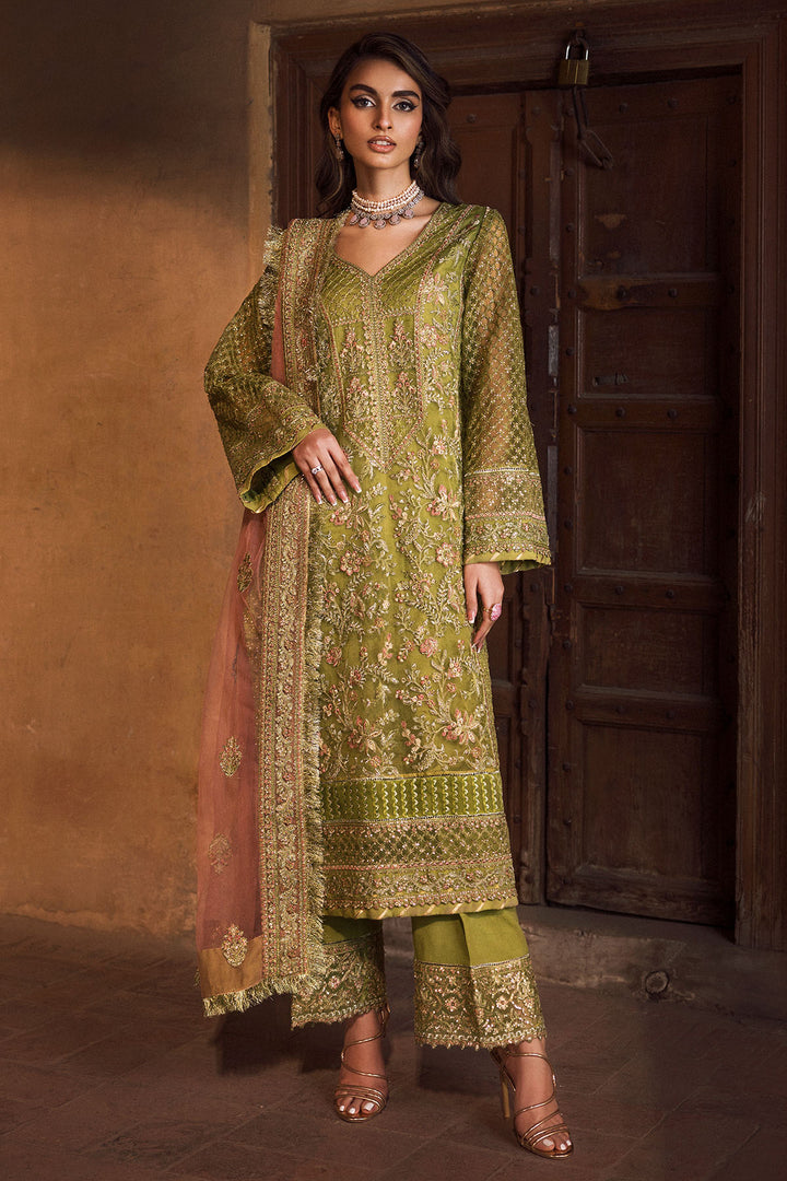 4125-BANO EMBROIDERED ORGANZA STITCHED
