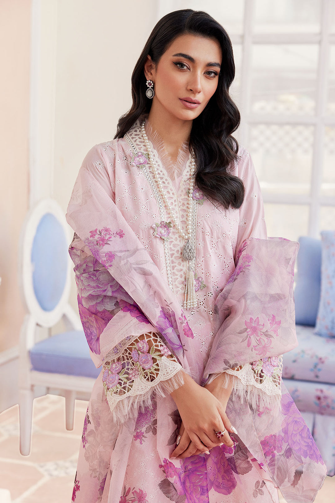 4137-IRENE EMBROIDERED LAWN STITCHED