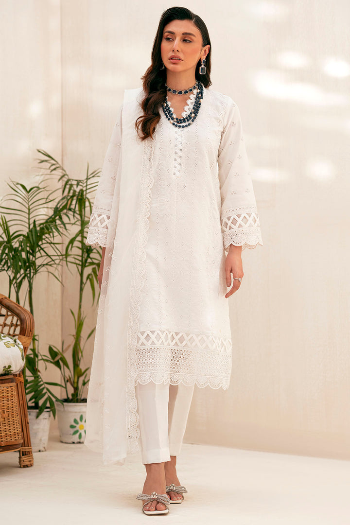 4160-ROSA EMBROIDERED LAWN STITCHED
