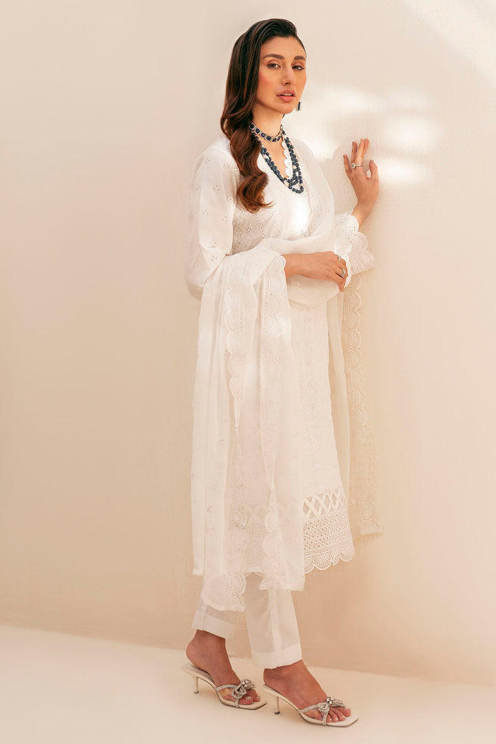 4160-ROSA EMBROIDERED LAWN STITCHED