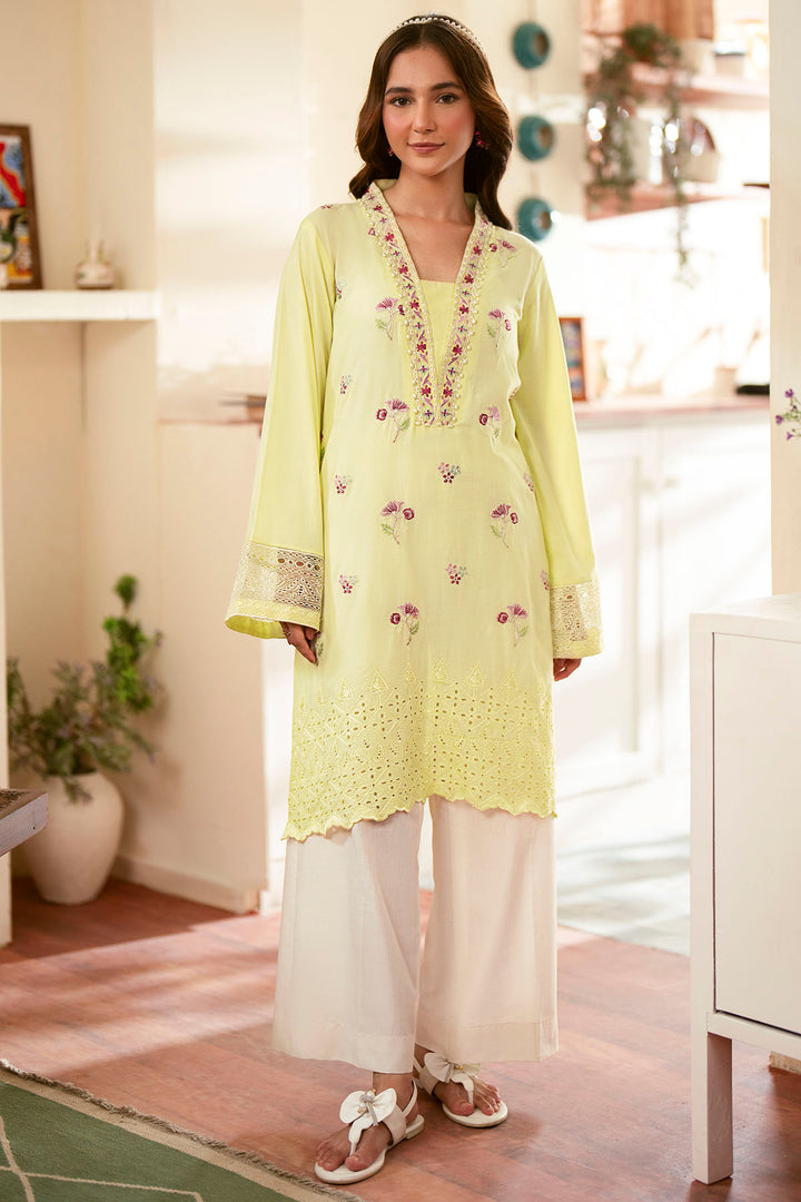 4224-KAWKAB EMBROIDERED LAWN STITCHED