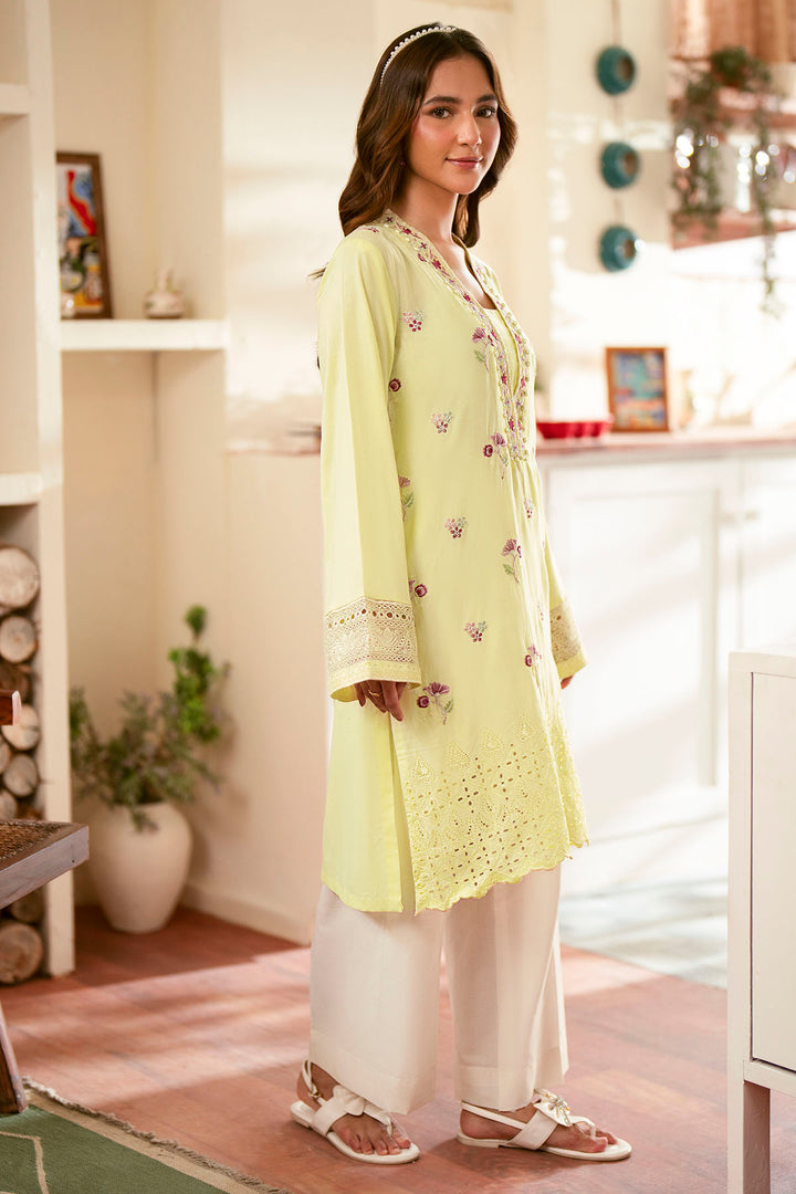 4224-KAWKAB EMBROIDERED LAWN STITCHED