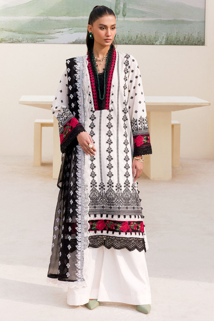 4235-NAIRA EMBROIDERED CAMBRIC STITCHED