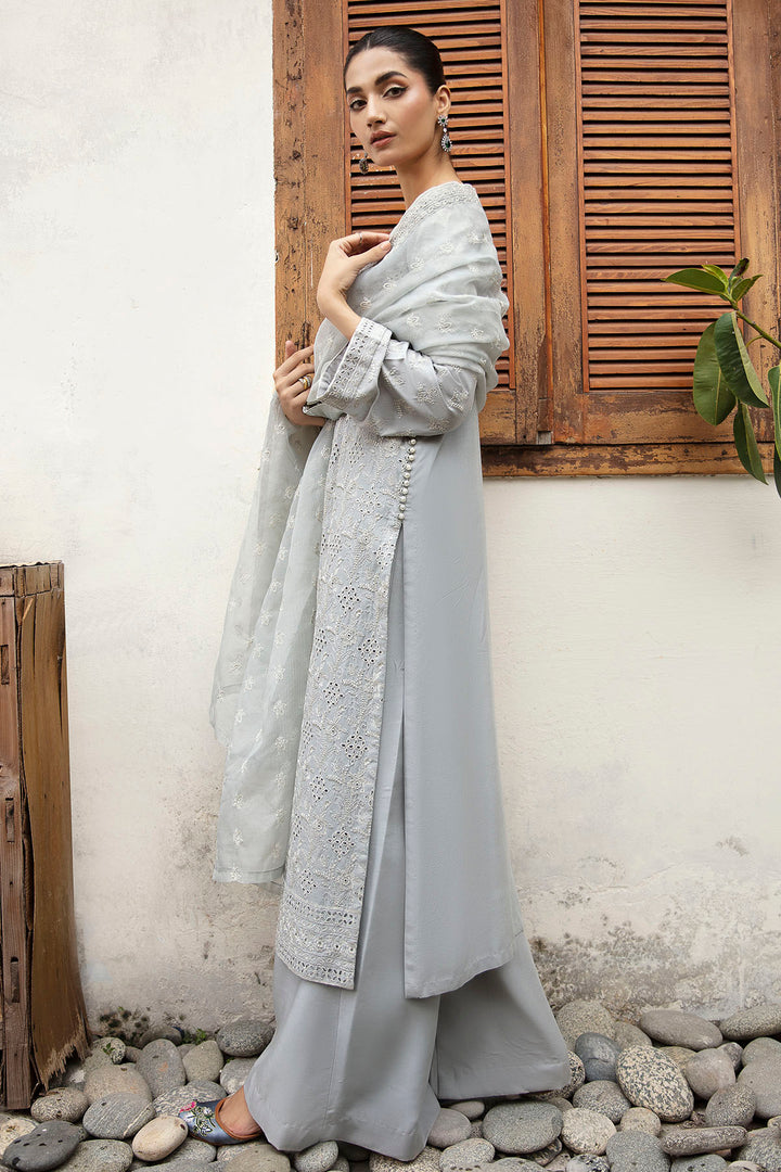 4266-MORGANITE EMBROIDERED LINEN UNSTITCHED