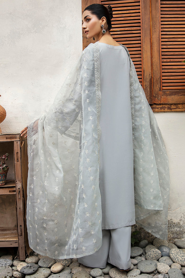 4266-MORGANITE EMBROIDERED LINEN UNSTITCHED