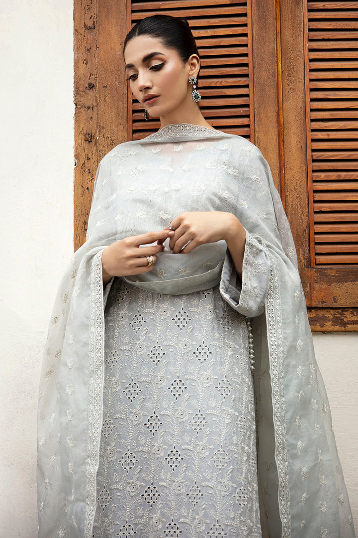 4266-MORGANITE EMBROIDERED LINEN UNSTITCHED