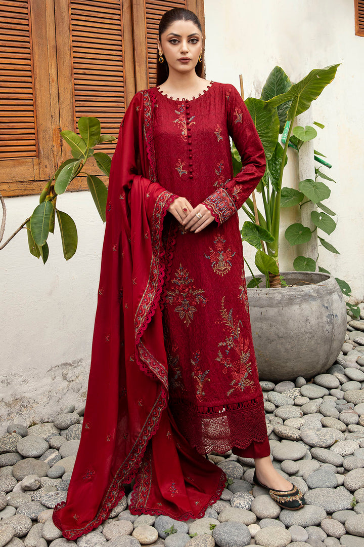 4272-MAPLE EMBROIDERED LINEN UNSTITCHED