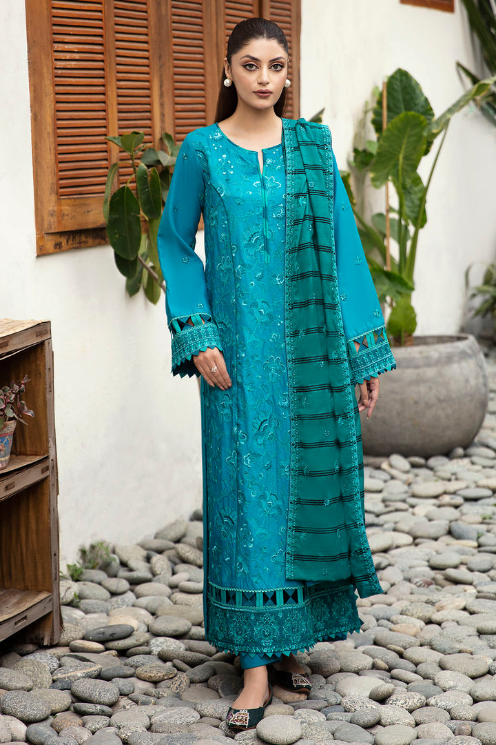 4275-CELINE EMBROIDERED LINEN UNSTITCHED