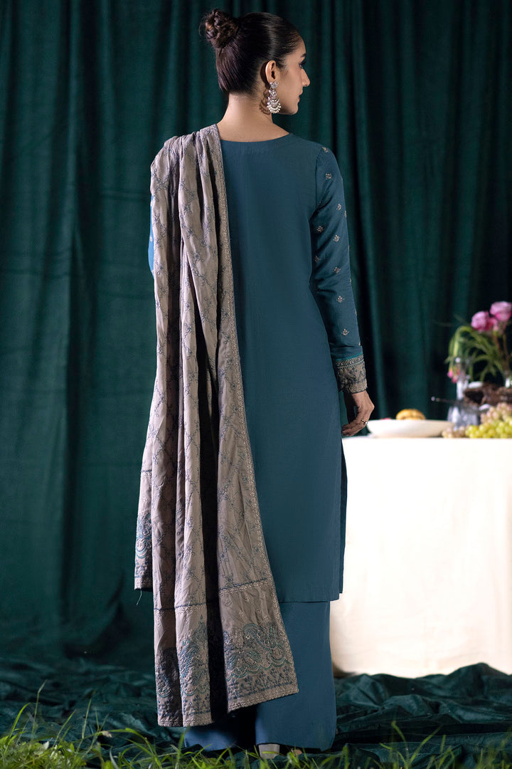 4355-DAMA EMBROIDERED KHADDAR UNSTITCHED