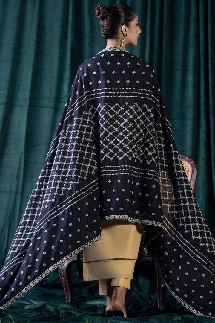 4360-SARINA EMBROIDERED KHADDAR UNSTITCHED