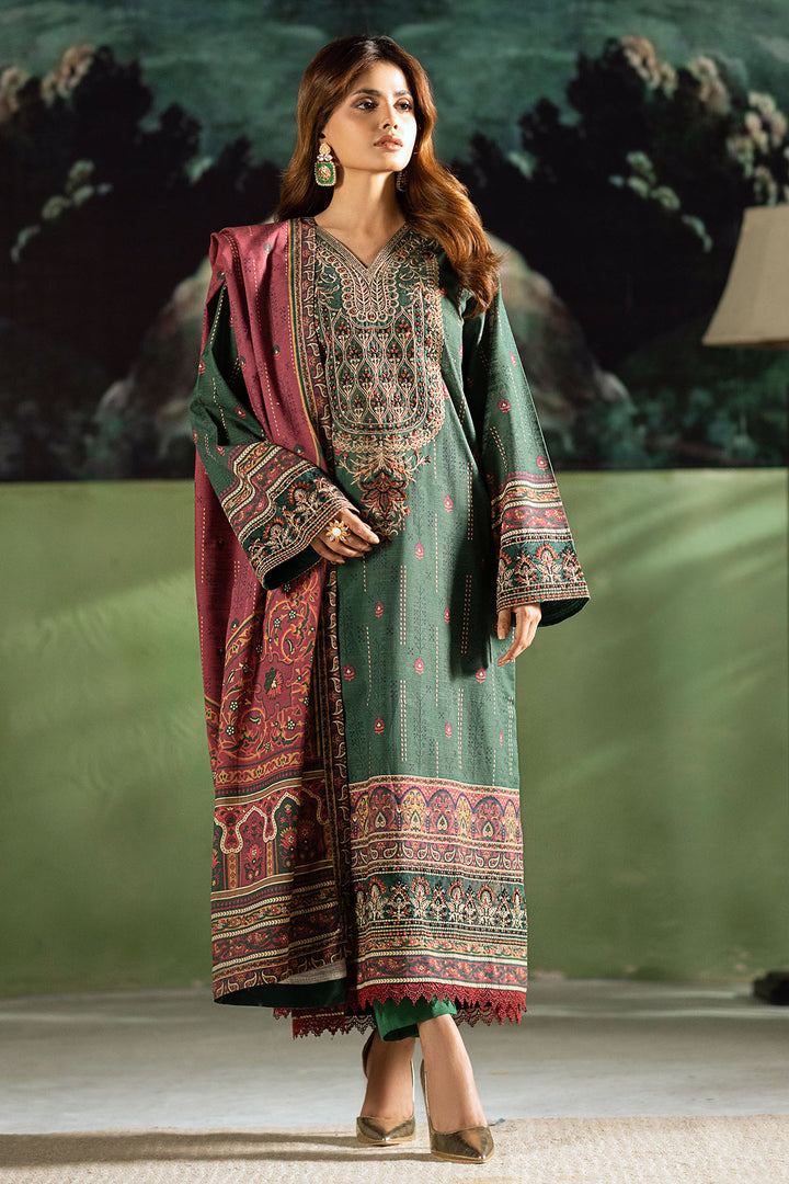 4383-ZEHNASEEB DIGITAL PRINTED KHADDAR UNSTITCHED