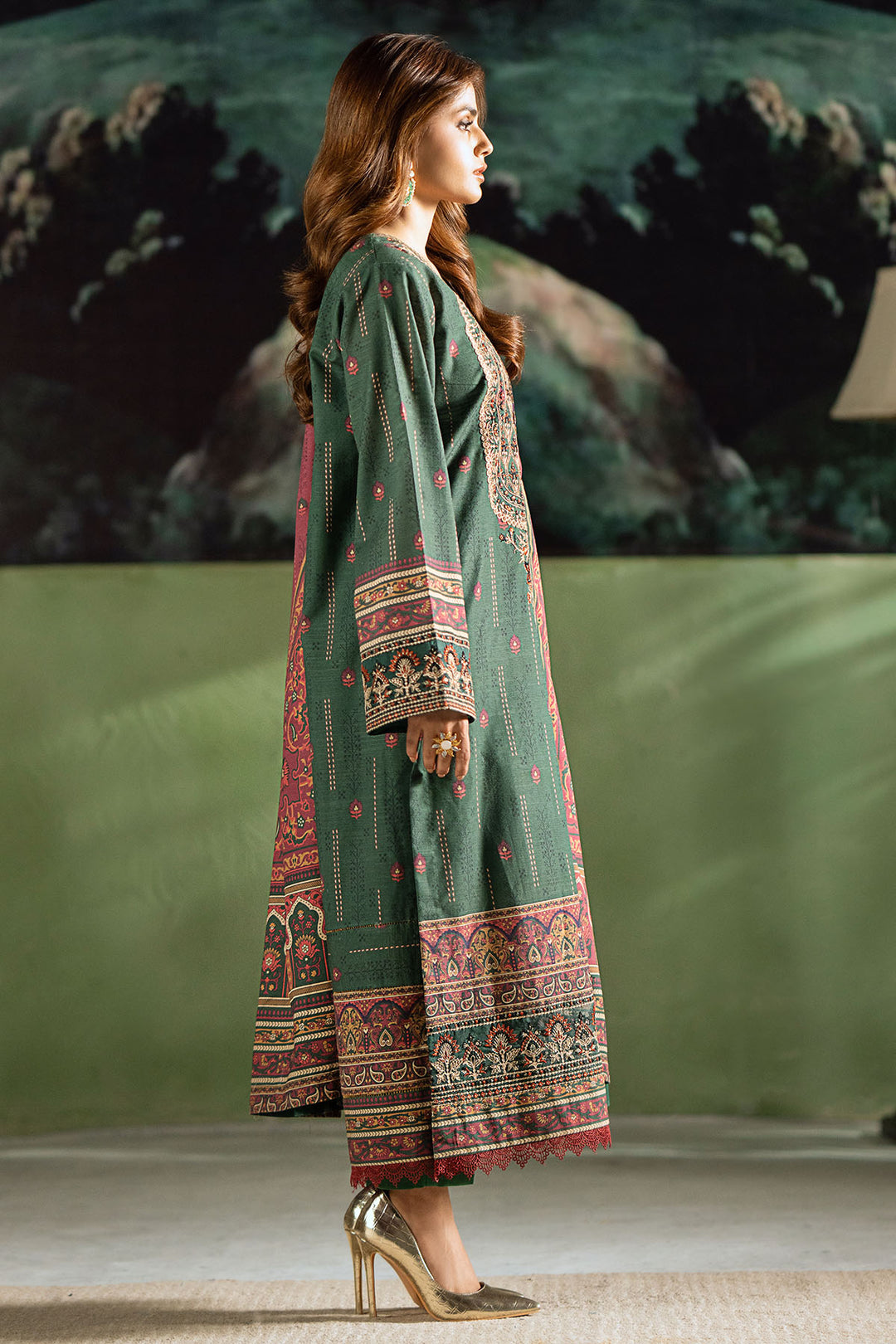 4383-ZEHNASEEB DIGITAL PRINTED KHADDAR UNSTITCHED