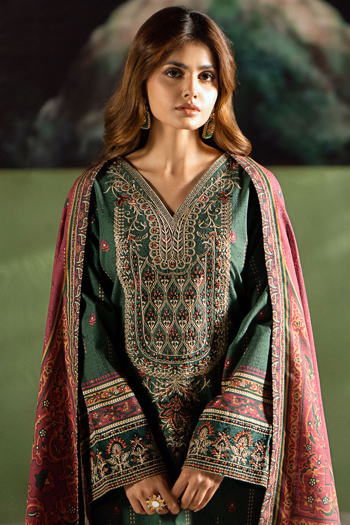 4383-ZEHNASEEB DIGITAL PRINTED KHADDAR UNSTITCHED