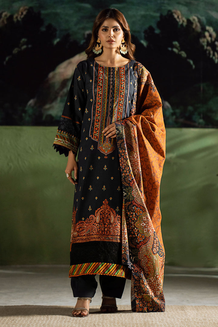 4384-MAHVE-HAYAT DIGITAL PRINTED KHADDAR UNSTITCHED