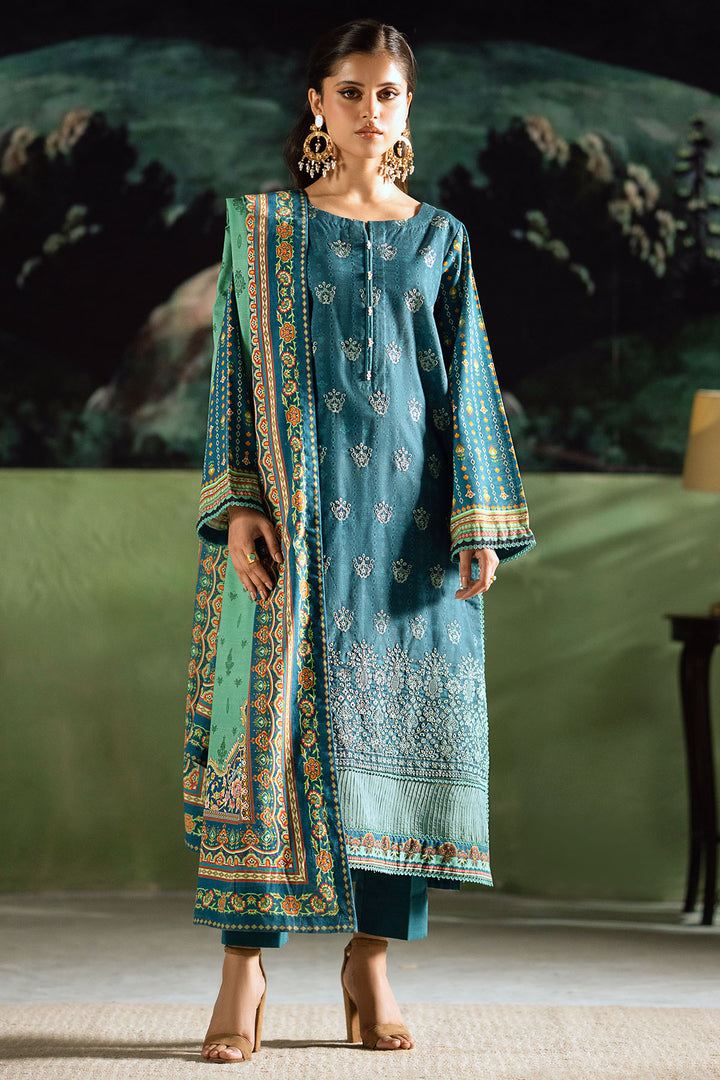4387-MAHJABEEN DIGITAL PRINTED KHADDAR UNSTITCHED