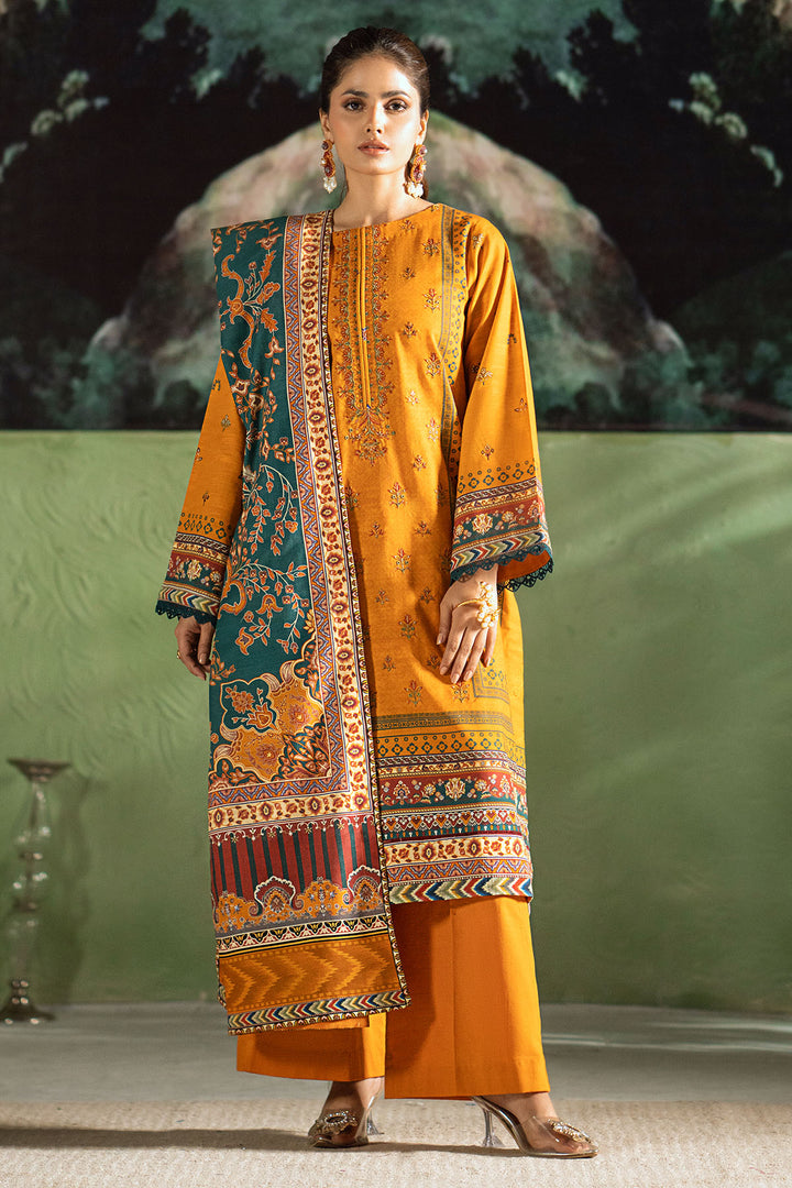 4388-MAAHRU DIGITAL PRINTED KHADDAR UNSTITCHED