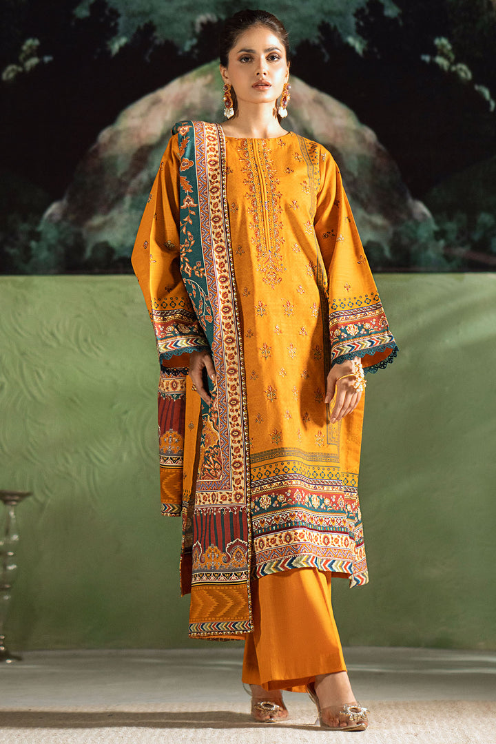 4388-MAAHRU DIGITAL PRINTED KHADDAR UNSTITCHED