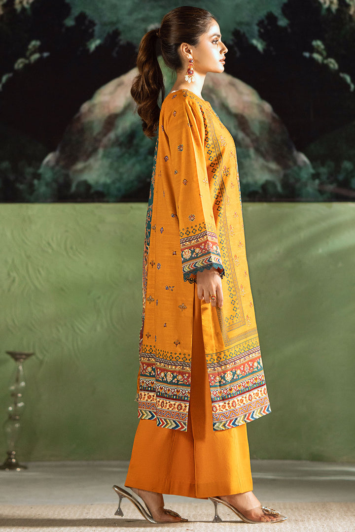 4388-MAAHRU DIGITAL PRINTED KHADDAR UNSTITCHED