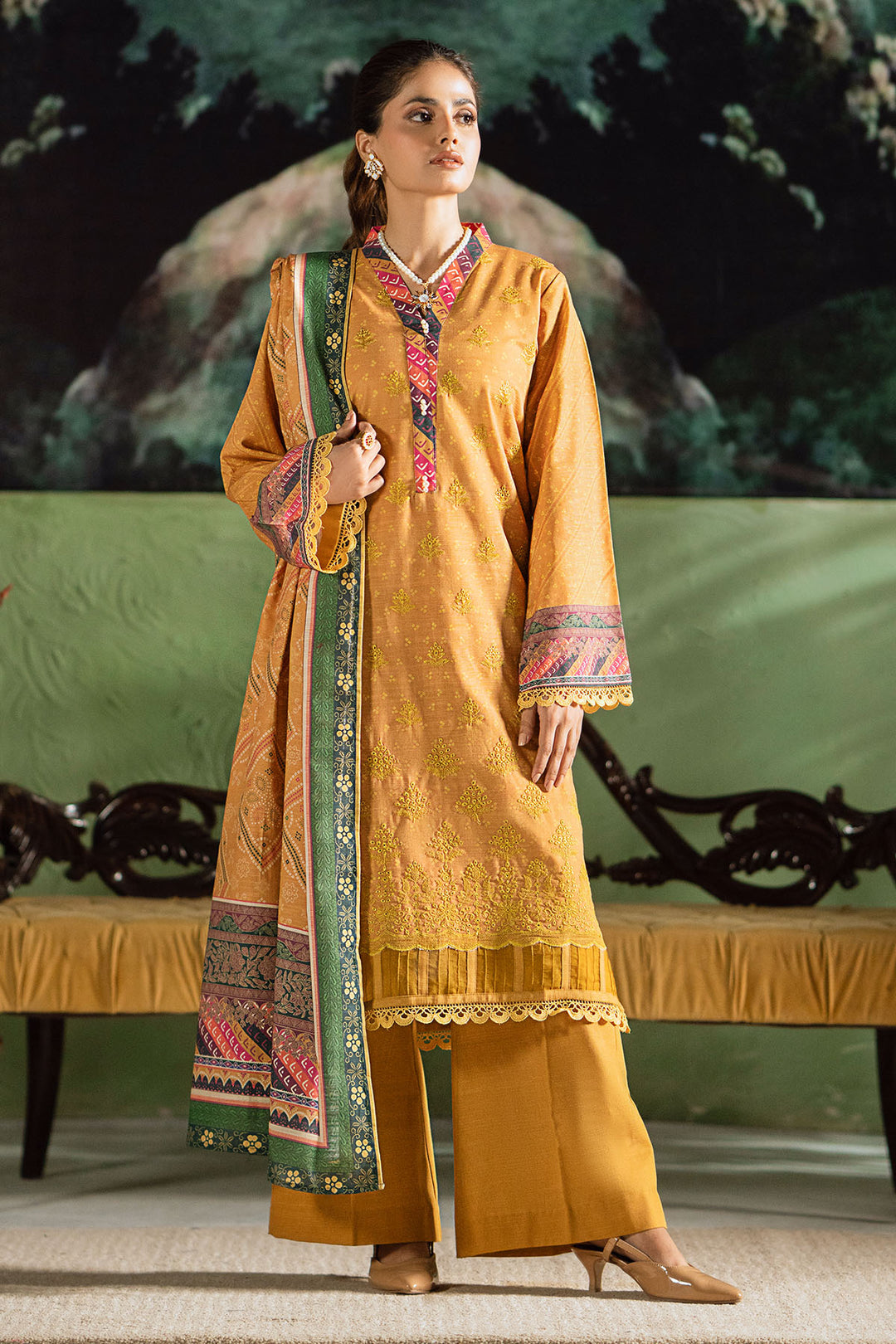4389-MERAKI DIGITAL PRINTED KHADDAR UNSTITCHED