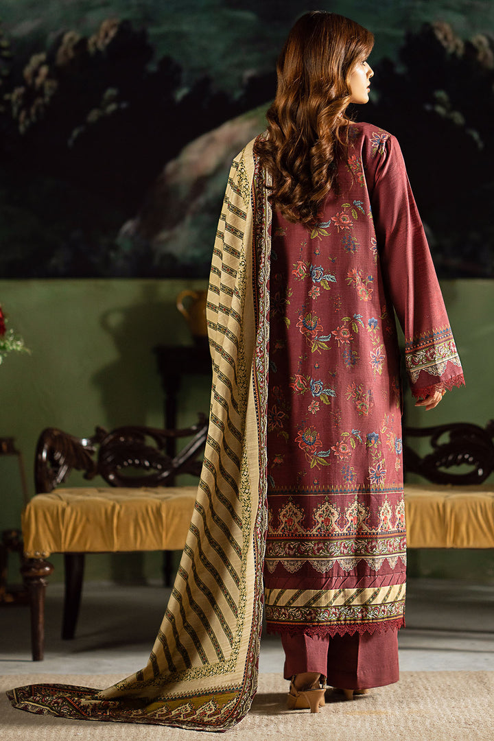 4390-SOZE-YAQEEN DIGITAL PRINTED KHADDAR UNSTITCHED
