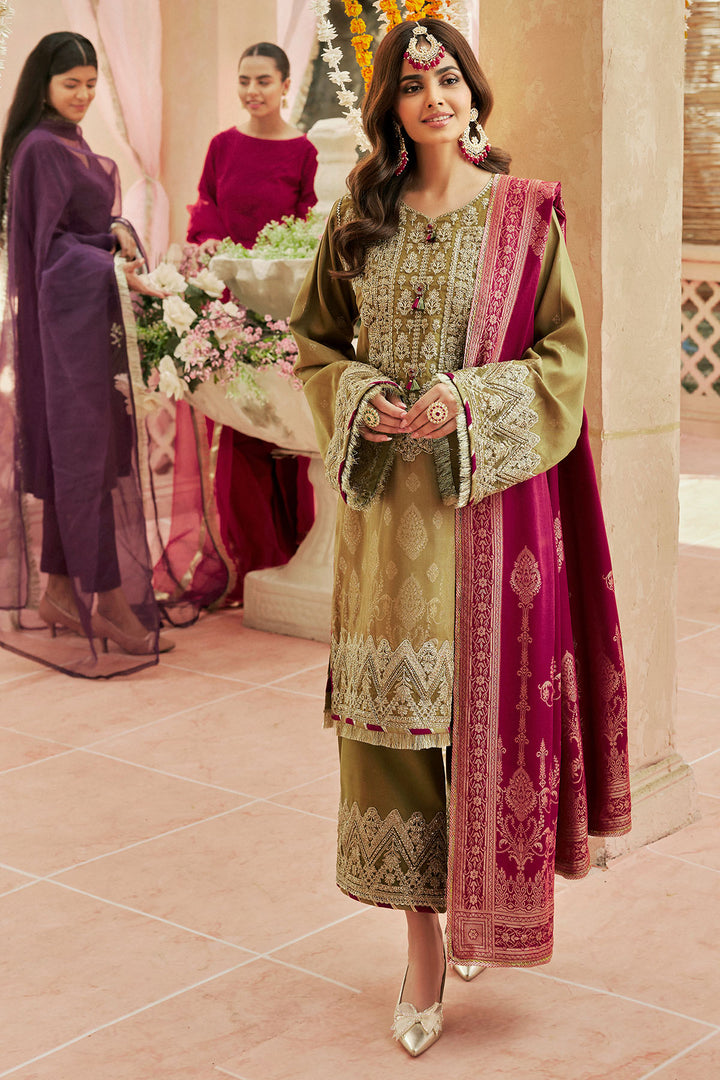 4392-RAAT-KI-RANI EMBROIDERED JACQUARD STITCHED